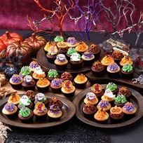 ミニハロウィンパーティボックス（ミニカップケーキ48個）ハロウィン2025