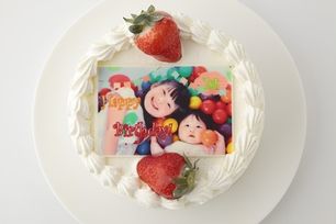 【店頭受取】写真ケーキ 5号 15cm