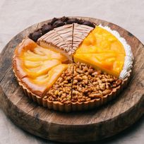 【店頭受取】4種のタルトケーキセット 7号 直径21.0cm カット済み