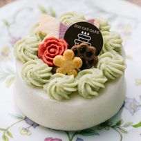 【店頭受取】国産 無添加 手作り クッキーおまけ付き！ 犬用 バースデーケーキ 愛犬のお祝いケーキ野菜と鹿肉入り米粉ヨーグルトケーキ(グルテンフリー）