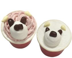 【店頭受取】やさしいスイーツ 豆乳プレーン＆豆乳イチゴセット 小麦 乳 卵 不使用 アレルギー対応 ペットケーキ