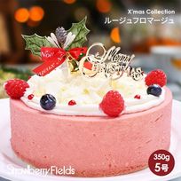【店頭受取】ルージュフロマージュ クリスマスケーキ 5号【クリスマス】〔ルージュフロマージュ〕