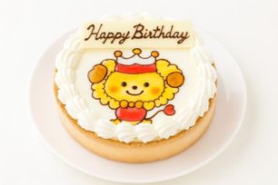 【店頭受取】濃厚ベイクドチーズケーキ イラストケーキ 4種のチーズを練り込んだ 5号 15cm ギフトに最適 