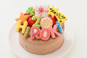 【店頭受取】生チョコ苺ショート アイシングデコレーション 4号 12cm（お得なアイシングセットです） 