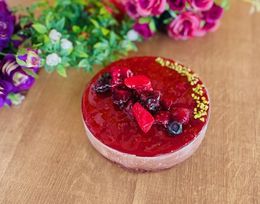 【店頭受取】卵、乳、小麦不使用 ヴィーガンスイーツ ベリーショコラ 白砂糖不使用 グルテンフリー《ヴィーガンケーキ》《無添加》《アレルギー配慮》 5号