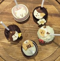 【店頭受取】5本入ったねこポップケーキ【ニャンクス】 猫ちゃんシール付き テレビにも取り上げられたミホパンのかわいいポップケーキセット