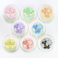 【店頭受取】雪の結晶づくしケーキ✧ 4号《選べる8色｜センイルケーキ｜アイシングクッキー｜韓国｜お好きな数字とメッセージで♪》