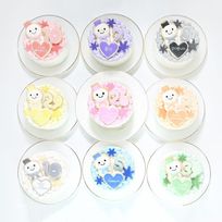 【店頭受取】スノーマンケーキ✧ 4号《選べる9色｜雪だるま｜センイルケーキ｜アイシングクッキー｜韓国｜お好きな数字やメッセージで♪》