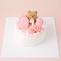 【店頭受取】☆Custom Cake Maker☆カスタマイズケーキ｜丸形｜ローズ 4号