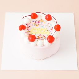 【店頭受取】☆Custom Cake Maker☆カスタマイズケーキ｜丸形｜チェリー 4号
