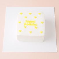 【店頭受取】☆Custom Cake Maker☆カスタマイズケーキ｜四角形｜プチハート 3号