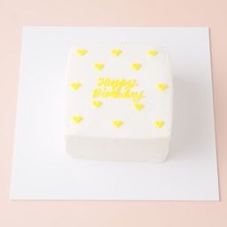 【店頭受取】☆Custom Cake Maker☆カスタマイズケーキ｜四角形｜プチハート 3号