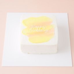 【店頭受取】☆Custom Cake Maker☆カスタマイズケーキ｜四角形｜ペイント 3号