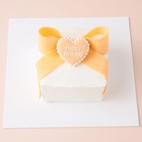 【店頭受取】☆Custom Cake Maker☆カスタマイズケーキ｜四角形｜リボン 4号