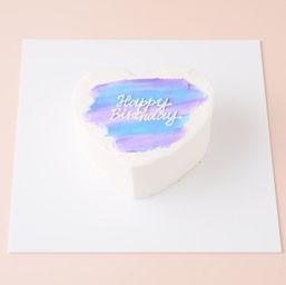 【店頭受取】☆Custom Cake Maker☆カスタマイズケーキ｜ハート形｜ペイント 3号