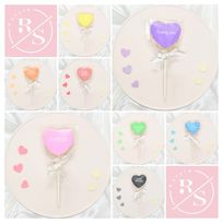 【店頭受取】ハートプレートロリポップクッキー♪《選べる8色・お好きなメッセージ！》