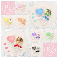 【店頭受取】ロリポップクッキーセット♪《選べる8色！》《プリントクッキー》《頂いた画像からお作りします》