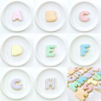 【店頭受取】8色から選べる小さめパステルカラーアルファベット♡