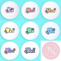【店頭受取】雪の結晶うちわ文字クッキー✧《選べる8色｜雪の結晶デザイン｜お好きな名前やメッセージ♪》