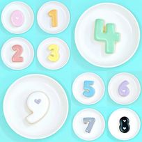 【店頭受取】10色から選べる数字クッキー❤︎