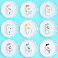 【店頭受取】9色から選べる雪だるまクッキー♡