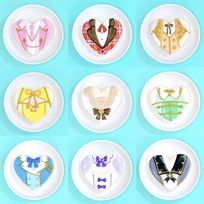 【店頭受取】お好きな画像からお作り可能♪ハート型衣装クッキー《頂いた画像からお作りします✧》