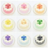 【店頭受取】キラキラ薔薇ケーキ✧ 4号《選べる9色｜バラ｜センイルケーキ｜バースデーケーキ｜韓国｜誕生日や記念日のお祝いに♪》 