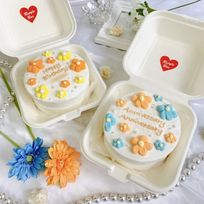 【店頭受取】【ランチボックス】2色のフラワーケーキ♪ 