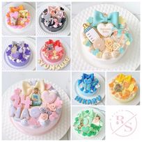 【店頭受取】特別感たっぷり❤︎ 18色から選べるデコレーション❤︎ 世界で唯一のオリジナルフルオーダーケーキ✧ 5号｜写真ケーキ｜プリントケーキ｜イラストケーキ｜センイルケーキ