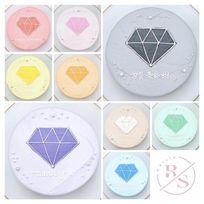 【店頭受取】ダイヤデザインケーキ 4号《選べる9色｜お好きなメッセージ❤︎》