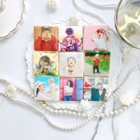 【店頭受取】＼ 個包装でお届け‼︎／ 正方形プリントクッキー 1枚《アイシングクッキー｜お好きなお写真をプリントします✧》