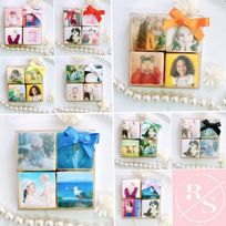【店頭受取】プリントクッキーBOX♪《お好きなお写真4枚˚✧₊⁎》