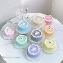 【店頭受取】マルチーズセンイルケーキ 4号《 選べる9色｜韓国｜誕生日｜バースデーケーキ 》
