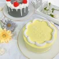 【店頭受取】メッセージセンイルケーキ 4号《選べる9色｜韓国｜誕生日｜お好きなメッセージ✧》