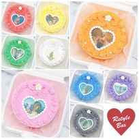 【店頭受取】【ランチボックス】ハートプリントケーキ♪