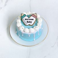 【店頭受取】＼Welcome baby✧／◯ジェンダーリビールケーキ 4号《性別発表｜妊娠祝い˚₊⁎》