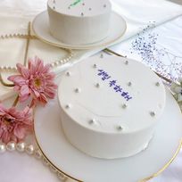 【店頭受取】◯スプリンクルセンイルケーキ⌖꙳ 4号《選べる9色｜韓国｜誕生日｜お好きなメッセージ✧》