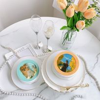 【店頭受取】◻︎カラフルフレーム写真ケーキ✧ 3号《センイルケーキ｜お好きな写真で｜韓国｜お好きなメッセージ✧》