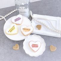 【店頭受取】◻︎カラーステッチプレートクッキー【選べる9色｜アイシングクッキー｜お好きなメッセージで♪】