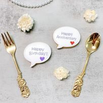 【店頭受取】◻︎吹き出しメッセージアイシングクッキー【選べる9色｜ケーキにのせるだけでオリジナルケーキの完成♪】
