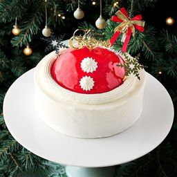 クリスマスケーキ サンタさんのお腹がチラリ！HoHoHo 5号 15cmクリスマス2025