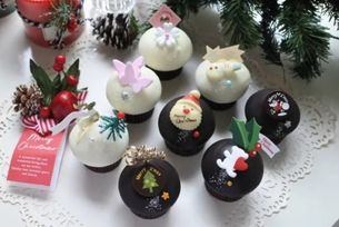 クリスマス チョコレートカップケーキ 6個入 クリスマス 2025