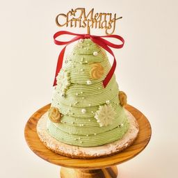 ピスタチオショコラのクリスマスツリーケーキ クリスマスケーキ2025