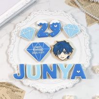◻︎パーティーアイシングクッキーセット No.3 ＼これひとつで誕生日・記念日から推し活まで♪／《全9色｜お好きなアルファベットや数字｜オリジナルメッセージ可｜イラスト付き》アルファベットまたは数字：1枚