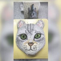 [5号]うちの子ペットオーダー立体ケーキ【15cm(お顔のみ)】