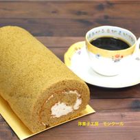 天使のロールケーキ・コーヒー