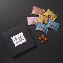 【ワッフル・ケーキの店R.L（エール・エル）】誕生日シール コロコロワッフルパック 6袋セット
