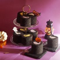 ハロウィンミニロール お菓子 ロールケーキタワー 9個セット ハロウィン2025