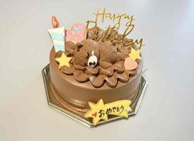 lovelyベアー 生チョコ苺ショート 選べるアイシングクッキーケーキ 4号 選んで楽しい！！ ギフトに最適  