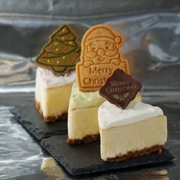 クリスマスケーキ チーズケーキ 3カット 濃厚チーズ クリスマス2025